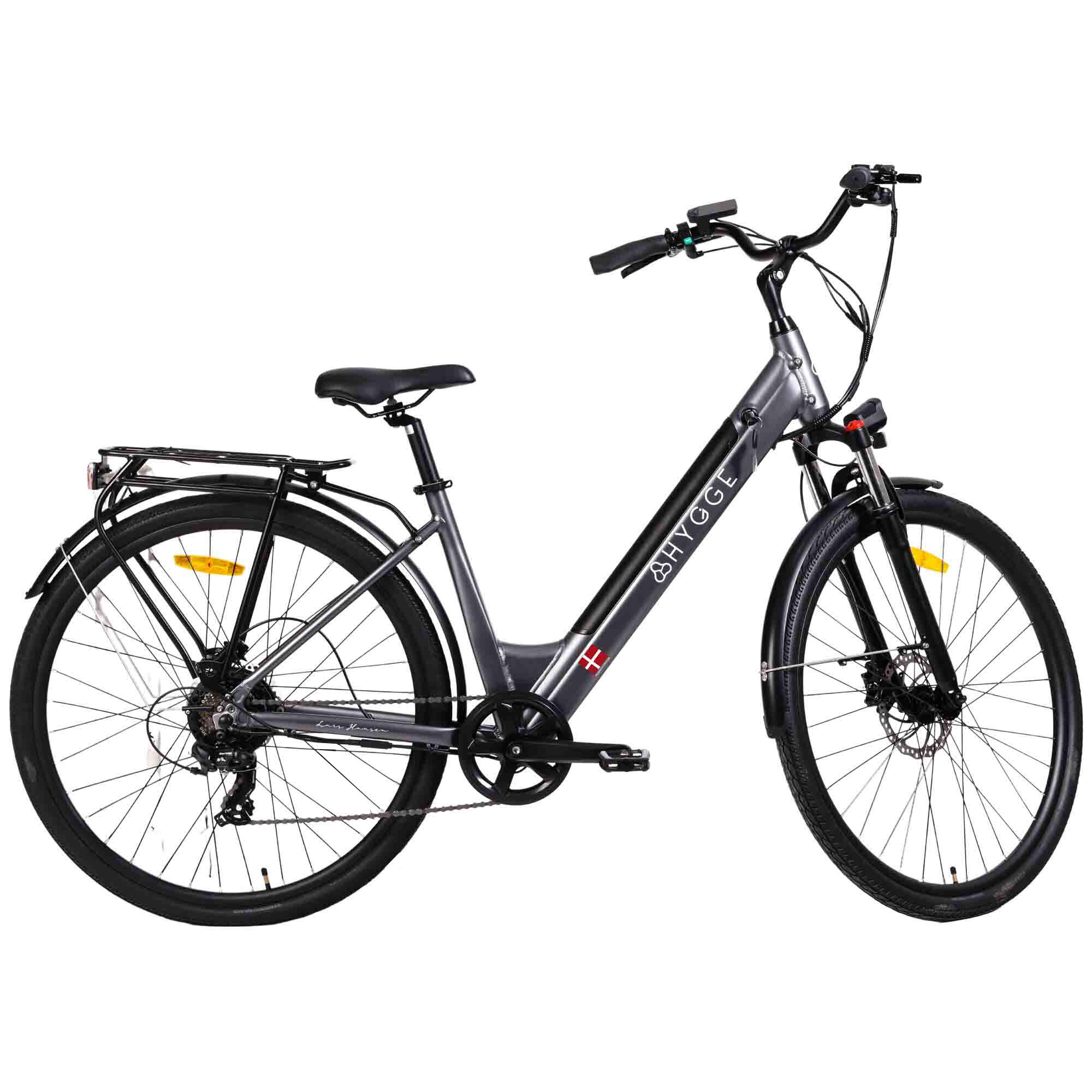 Hygge Aarhus Step 2024 Electric Bike with 250W Motor | Graphite Grey 1/8