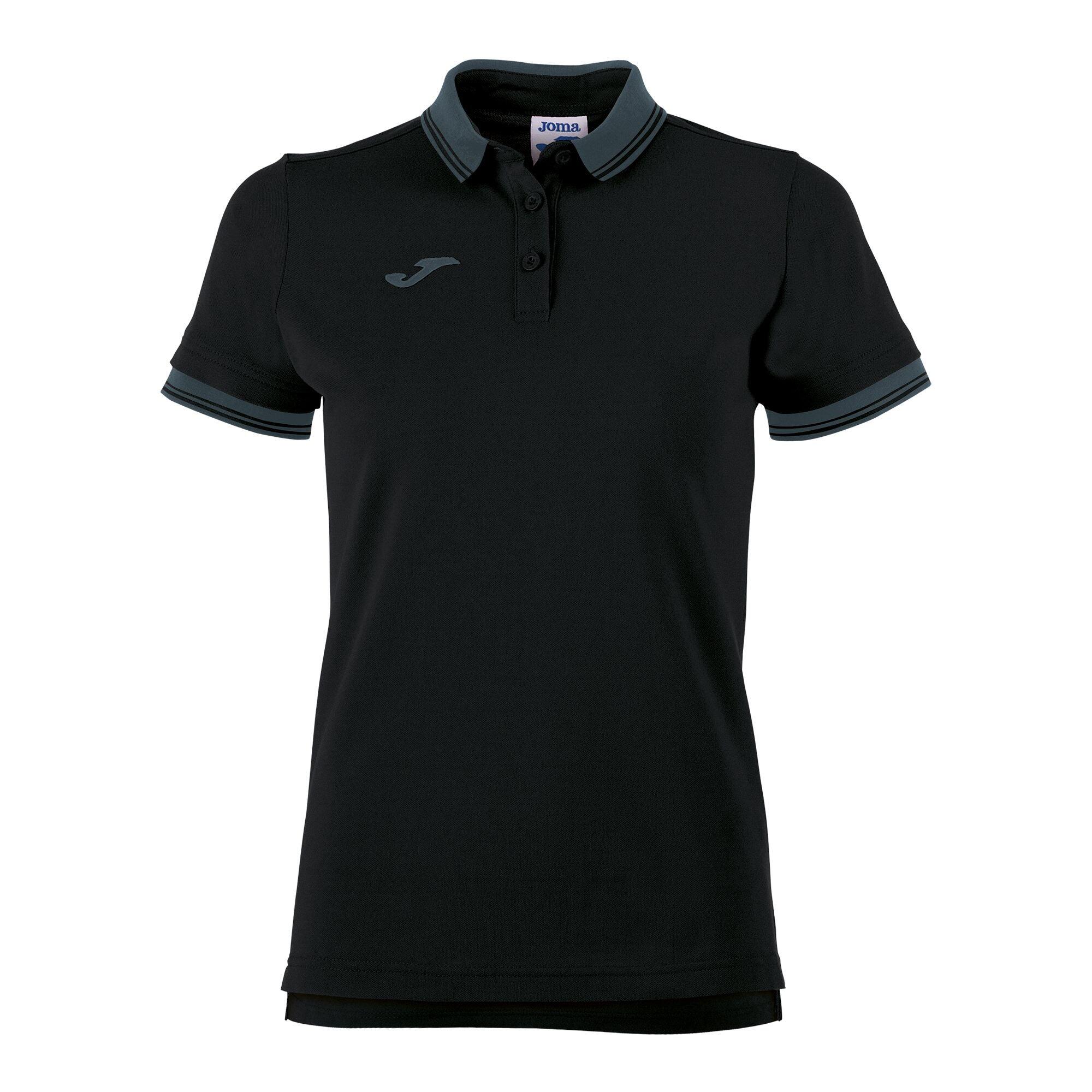 Polo Manga Corta Mujer Joma Bali II Negro 2/7