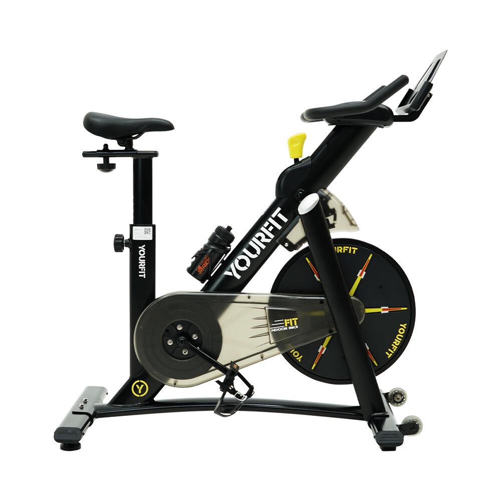 Yourfit - Vélo D’intérieur Fit - Vélo D'Appartement - Jaune|noir - Taille Unique - Decathlon