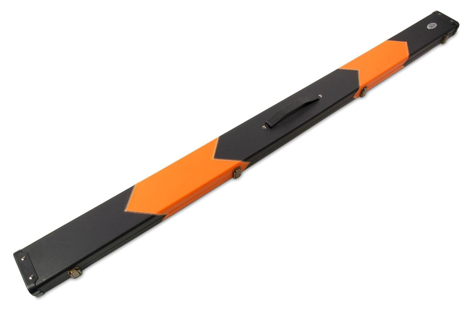 Baize Master 1 Piece WIDE ORANGE ARROW Snooker Pool Cue Case - Holds 3 Cues 2/7