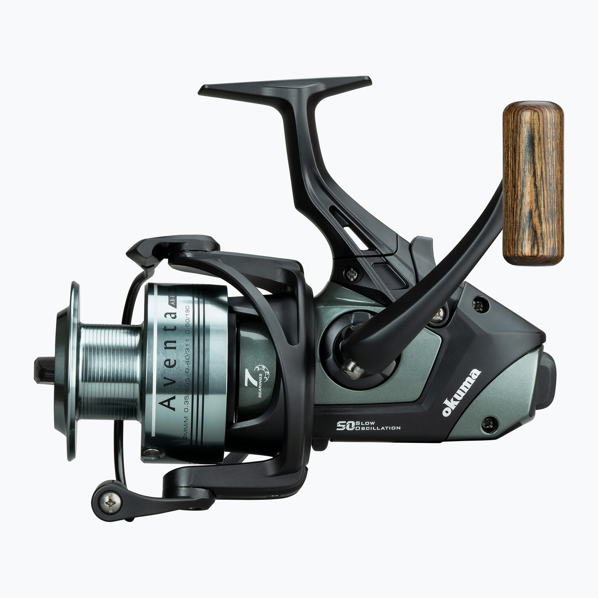 okuma aventa baitfeeder reel Avenger ABF 6000 Spinning resistant material Okuma Aventa Centerpin Float Reel