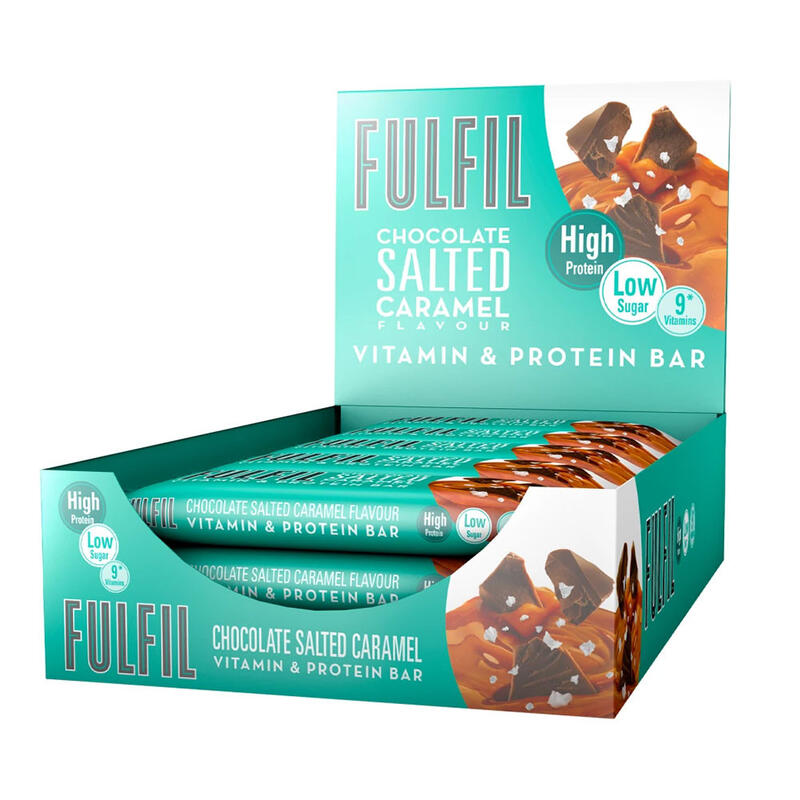 Vitamin & Protein Bar - Choco Caramel Salted - 15 stuks