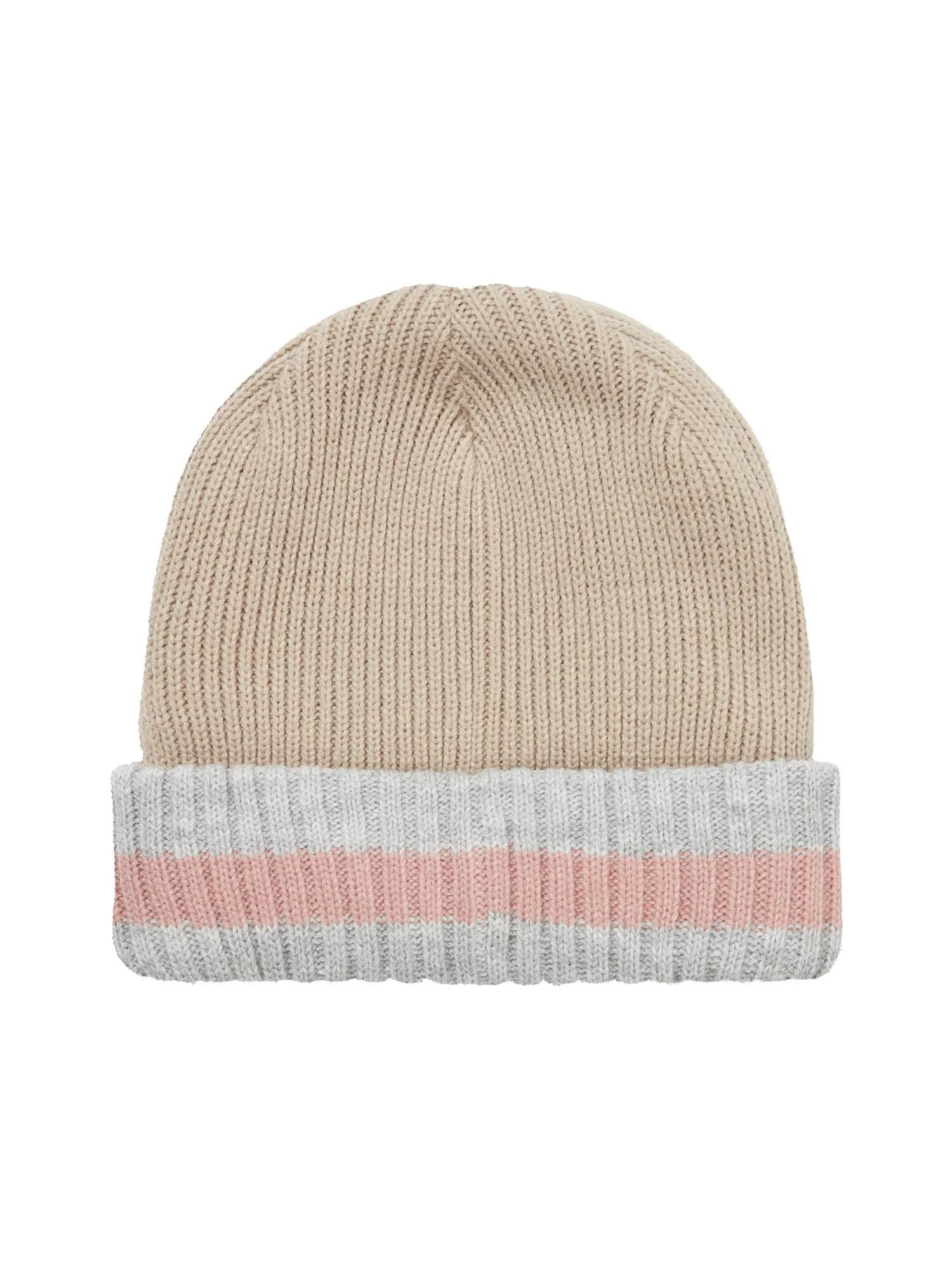 Waterproof Cold Weather Striped Roll Cuff Beanie Hat 2/3