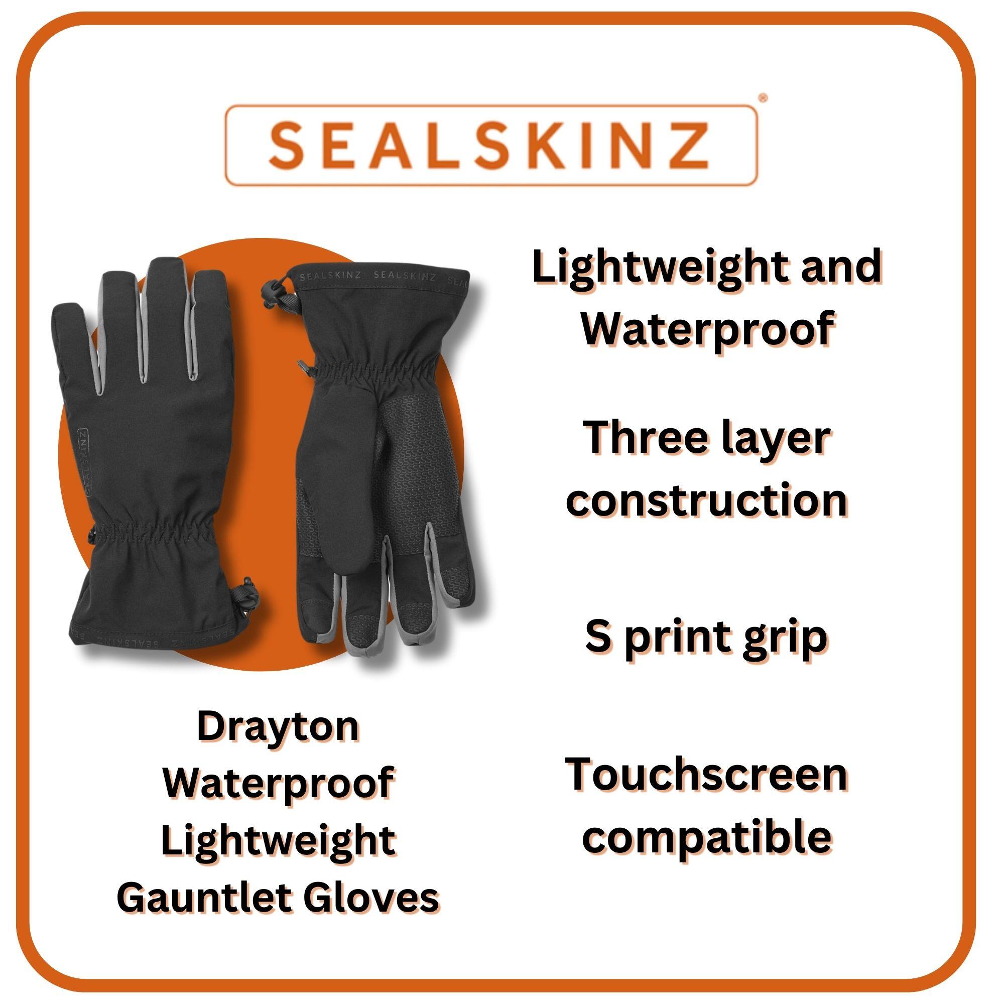 Waterproof Lightweight Gauntlet Gloves SEALSKINZ Decathlon