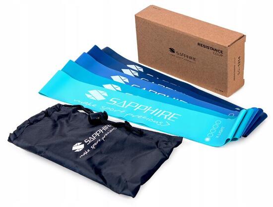 Zestaw gum oporowych Sapphire SG-1314 5 szt. mini band