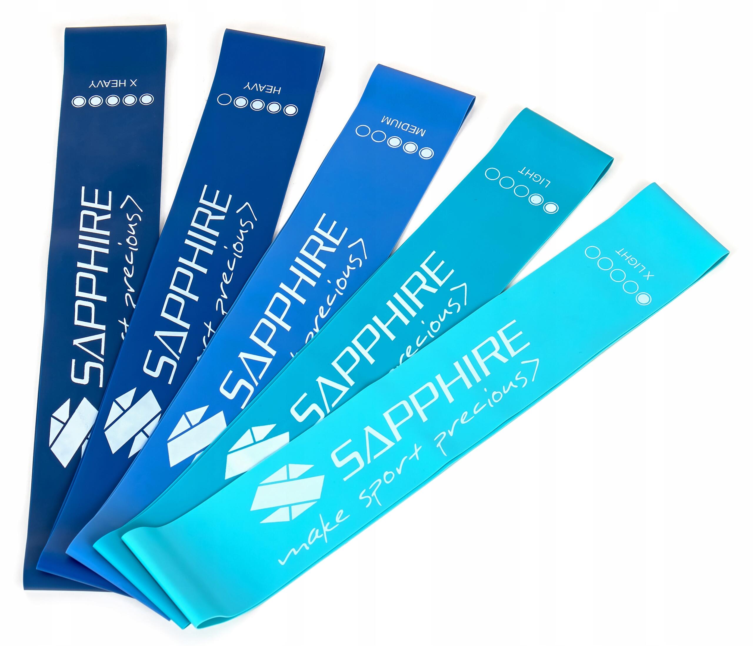 Zestaw gum oporowych Sapphire SG-1314 5 szt. mini band