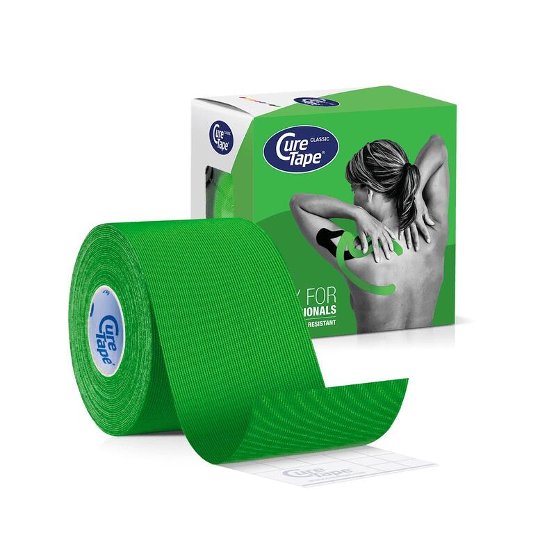 CureTape Classic groen – kinesiologie tape (kinesiotape)