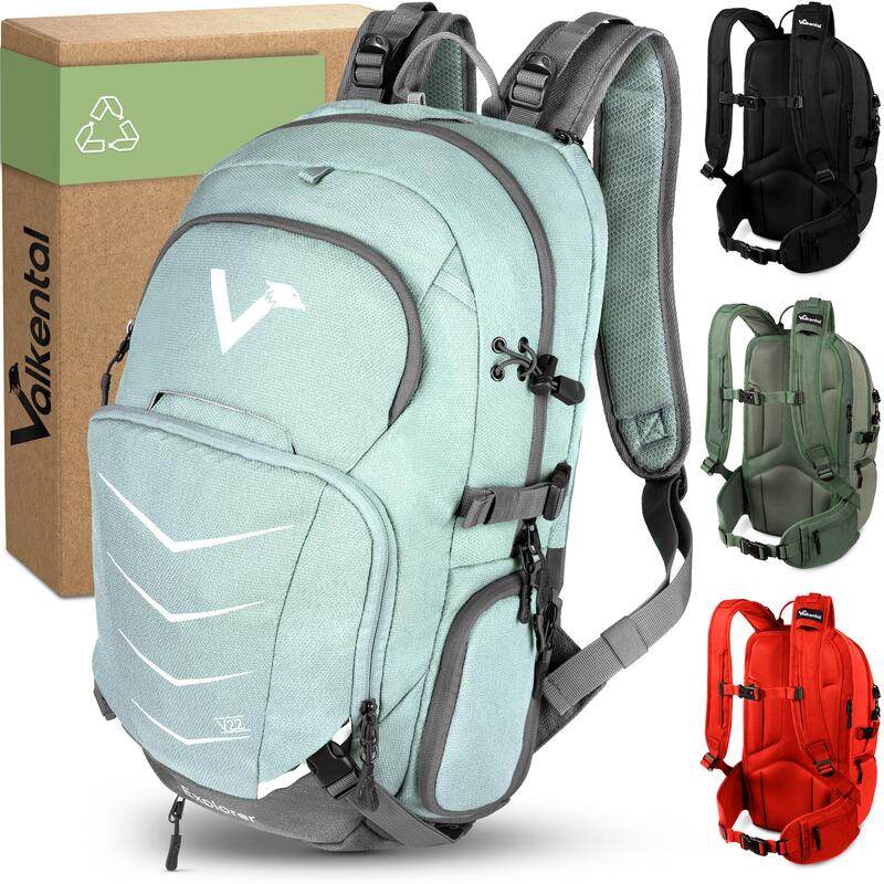 Explorer -  Fahrradrucksack & Wanderrucksack 20l aus recyceltem Material