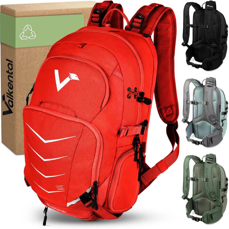 Explorer -  Fahrradrucksack & Wanderrucksack 20l aus recyceltem Material