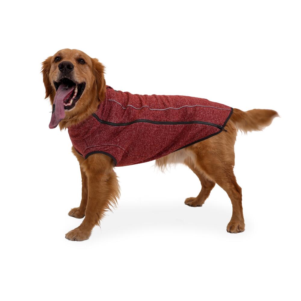 Hemp Hound™ Dog Sweater Fired Brick 5/8