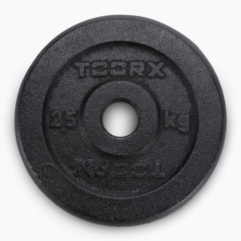 Ganteră din fontă într-o valiză TOORX de 10 kg