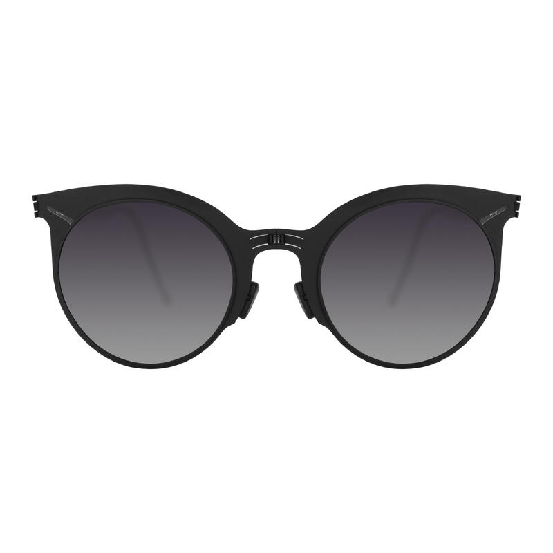 Zuma 8005 Adult Unisex Folding Sunglasses - Black / Grey