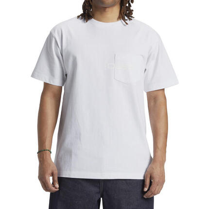 T-shirt DC Shoes 1994 Short Sleeve Knit, Blanc, Hommes