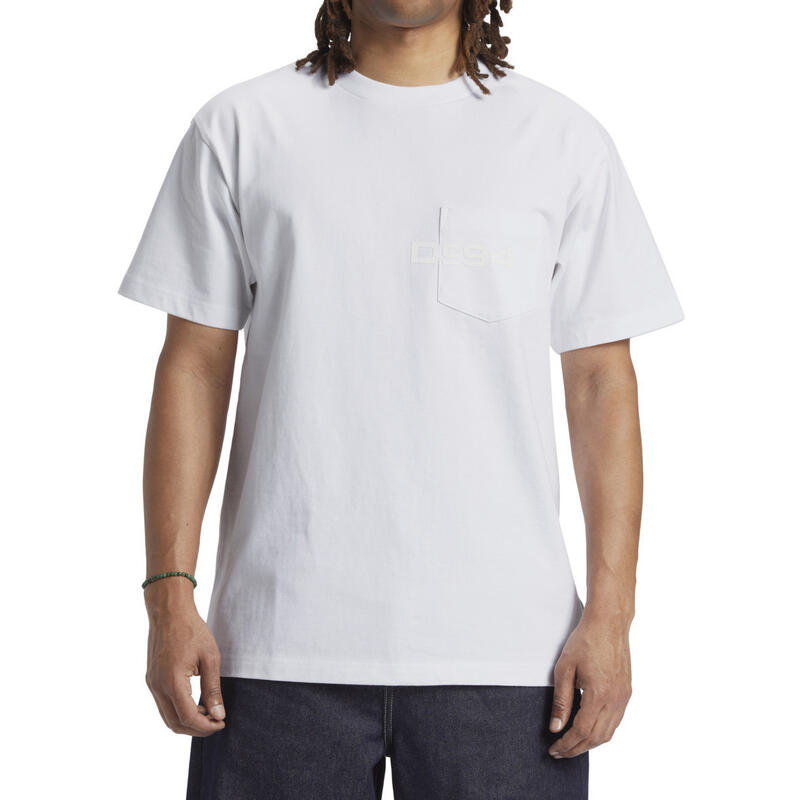 Póló DC Shoes 1994 Short Sleeve Knit, Fehér, Férfiak