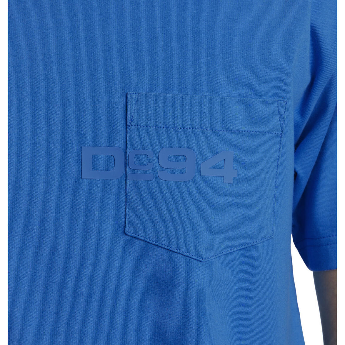 T-shirt DC Shoes 1994 Short Sleeve Knit, Blauw, Mannen 3/3
