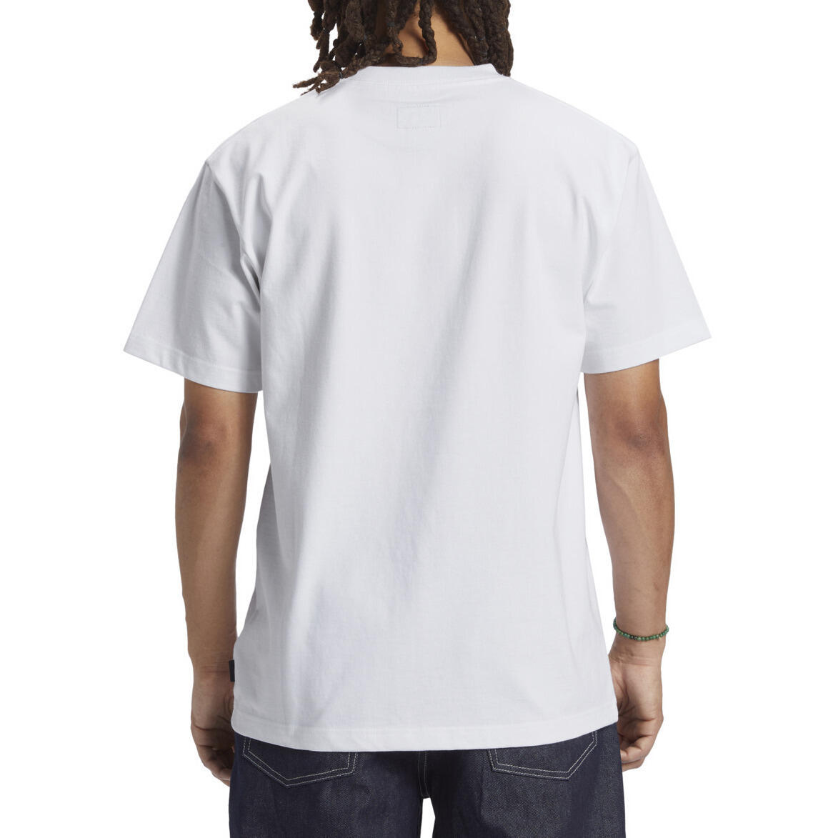 T-shirt DC Shoes 1994 Short Sleeve Knit, Blanc, Hommes 2/3