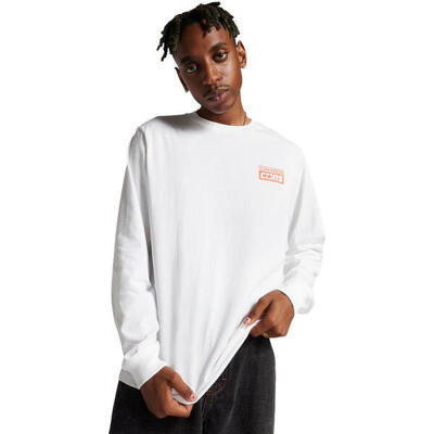 Bluse Converse Cons Long Sleeve T-Shirt. Weiß. Herren