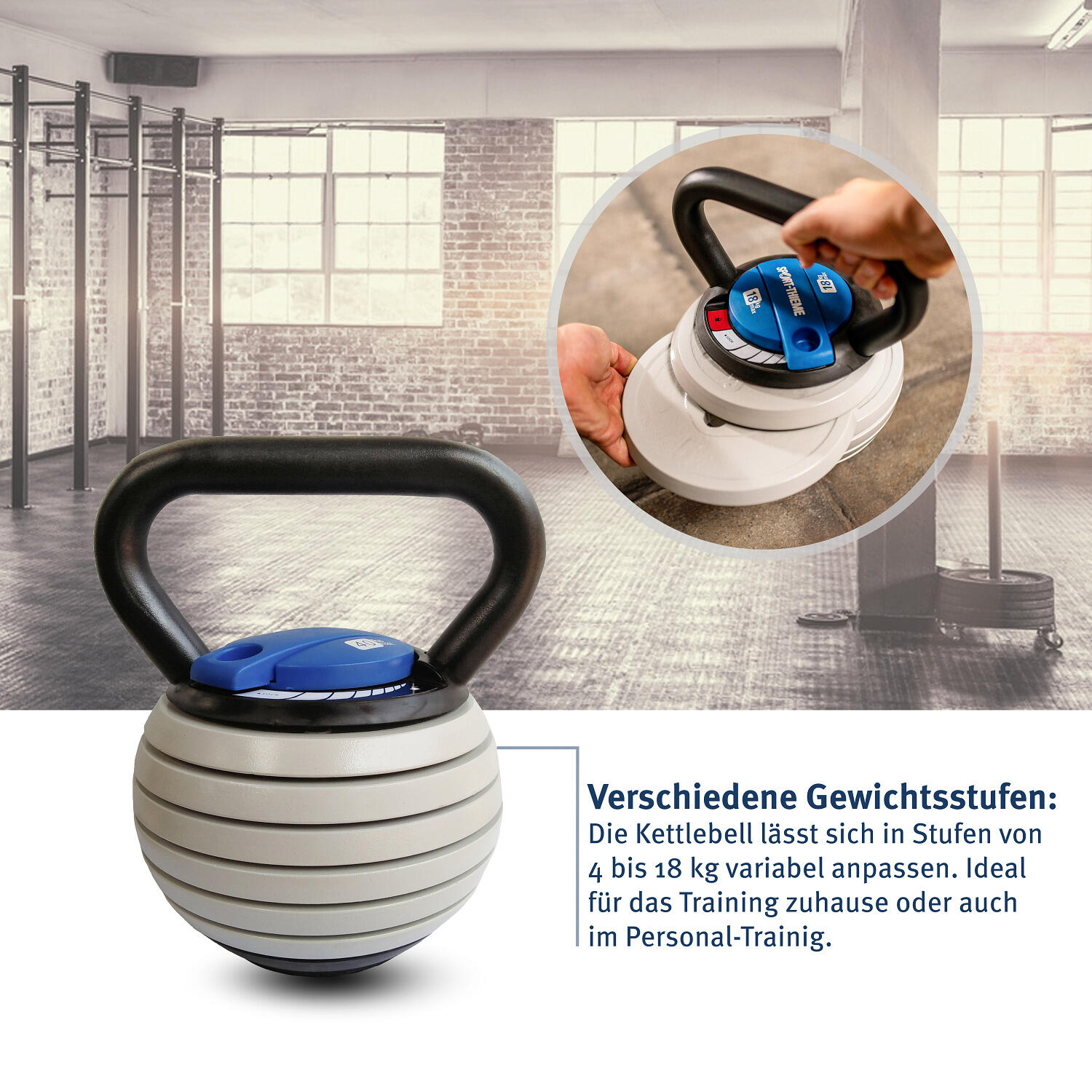 Kettlebell « Vario » Unisexe 5/6