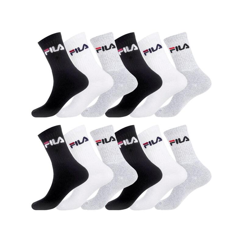 Lot de 12 Paires de Chaussettes   Assorties