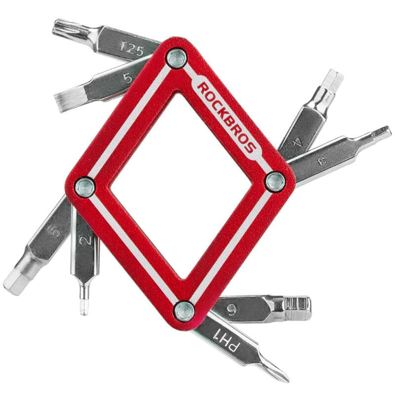 Zestaw kluczy rowerowych multitool 8w1 Rockbros KT-8001 2/7