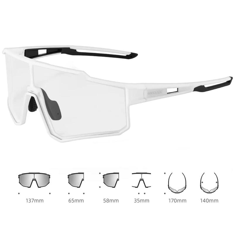 Okulary rowerowe fotochromowe Rockbros SP316 4/7