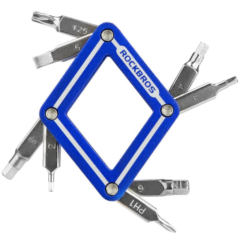 Zestaw kluczy rowerowych multitool 8w1 Rockbros KT-8001 2/7