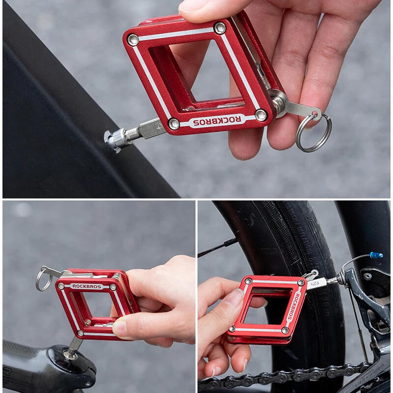 Zestaw kluczy rowerowych multitool 8w1 Rockbros KT-8001 6/7