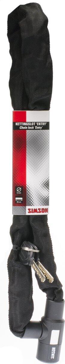 Lucchetto a catena Simson Entry 6x90 nero. 2/4