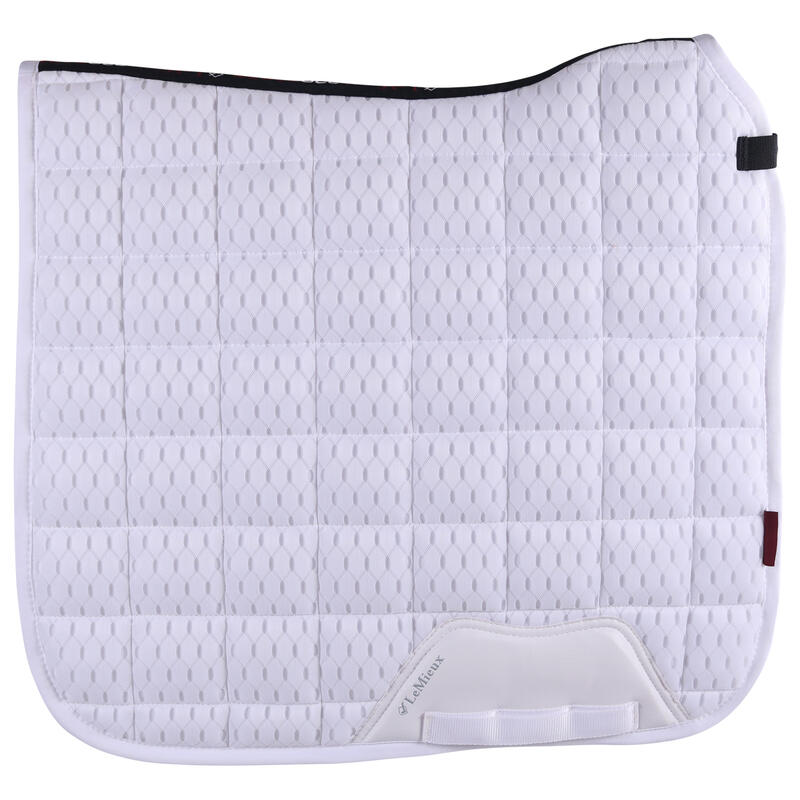 Zadeldek LeMieux Carbon Mesh Air Dressage Wit