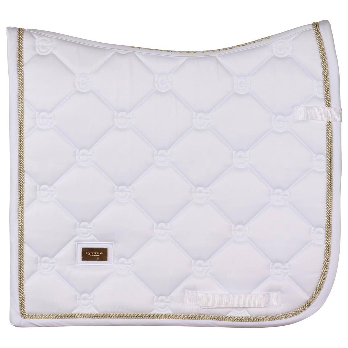 Zadeldek Equestrian Stockholm White Perfection Gold Wit-goud 2/5