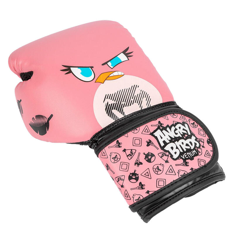 Angry Birds Kid's PU Material Boxing Gloves 4oz - Pink