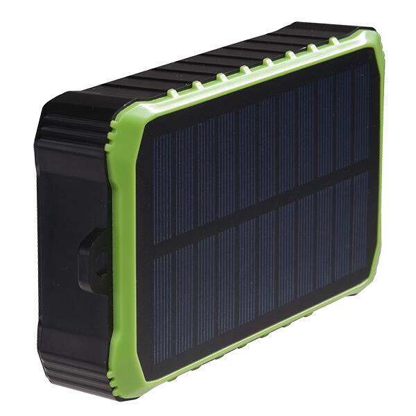 Solar Powerbank 10.000 mAh - Zonneenergie - Incl. Zaklamp - PSO10012