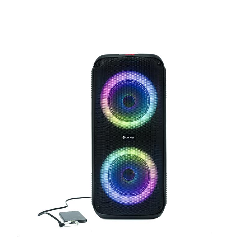 Enceinte Bluetooth Puissante - Lumières Disco - avec Télécommande - BPS354