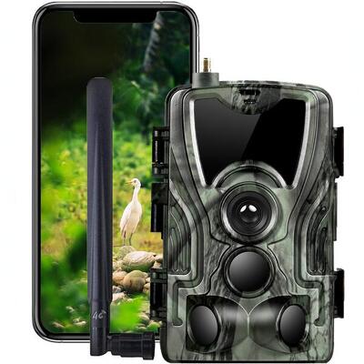 Wildcamera met nachtzicht - meldingen via 4g - full hd - 30mp -wcl8040