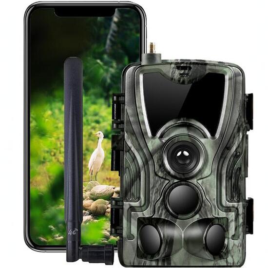 Caméra de Chasse avec Vision Nocturne - App - 4G - FULL HD - 30MP -WCL8040
