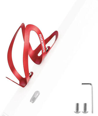 Bidonhouder snel te monteren voor fiets van aluminiumlegering zwart