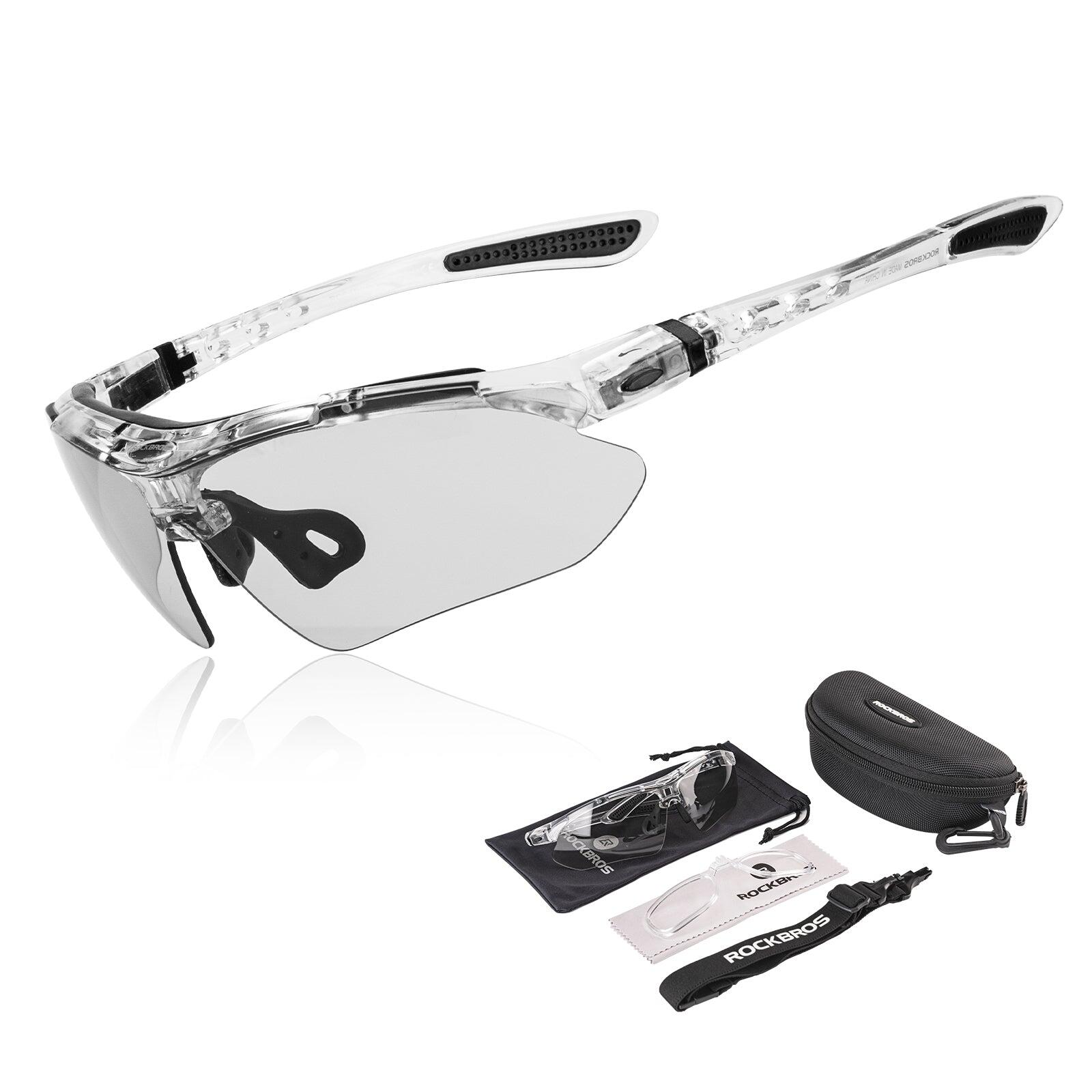 Rockbros - Lunettes De Vélo Polarisées Ultra-légère Branches Amovibles Blanc - Lunettes De Soleil - Blanc - Taille Unique - Decathlon