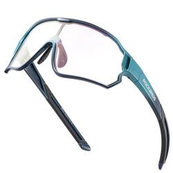 Lunettes de Vélo Photochromiques pour Enfant Anti-UV400 Bleu Dégradé