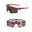 Gepolariseerde Uniseks Fietsbril voor Volwassenen met UV400-bescherming Rood