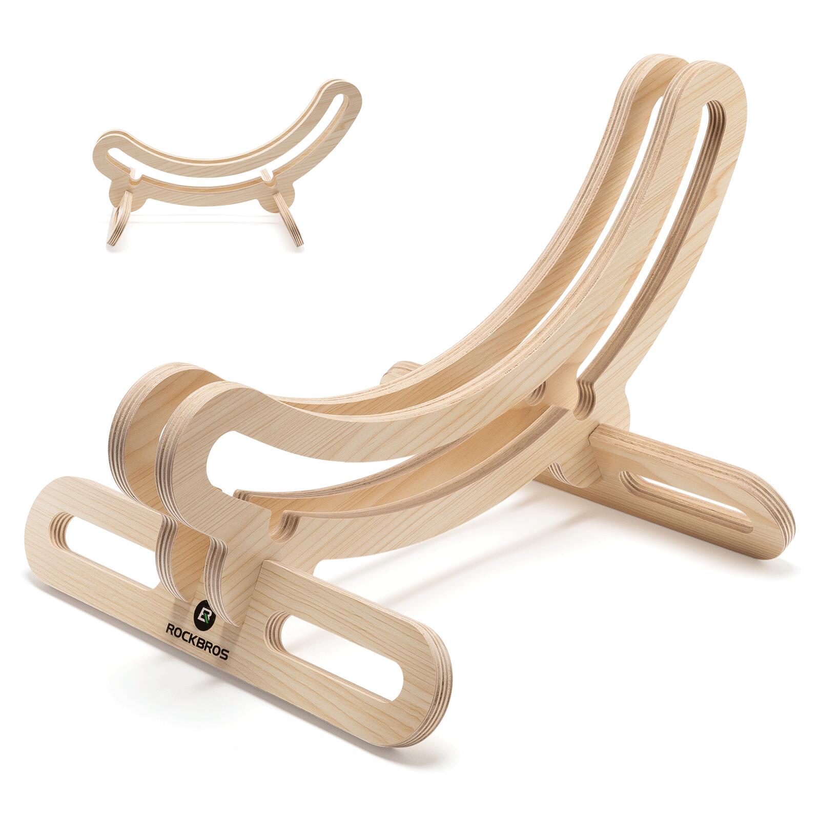 ROCKBROS Houten fietsenrek van 30 mm voor wielen van 23C tot 30C en 700C