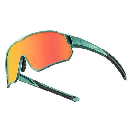 Polarisierte Fahrradbrille für Kinder, Anti-UV400, Grün