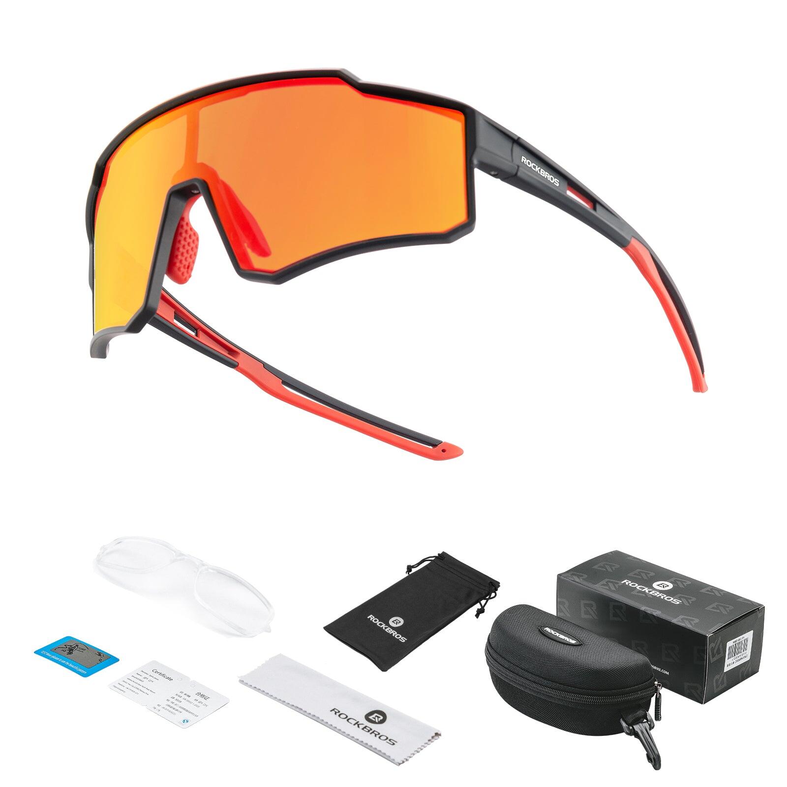 Lunettes de Vélo Polarisées Unisexe Adultes Anti-UV400 Noir 6/6