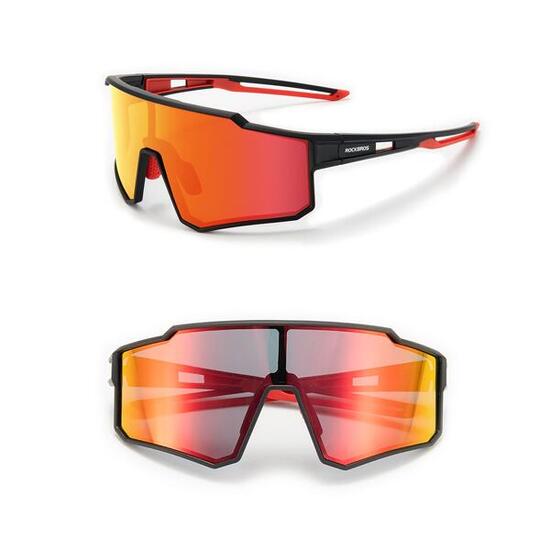 Lunettes de Vélo Polarisées Unisexe Adultes Anti-UV400 Noir