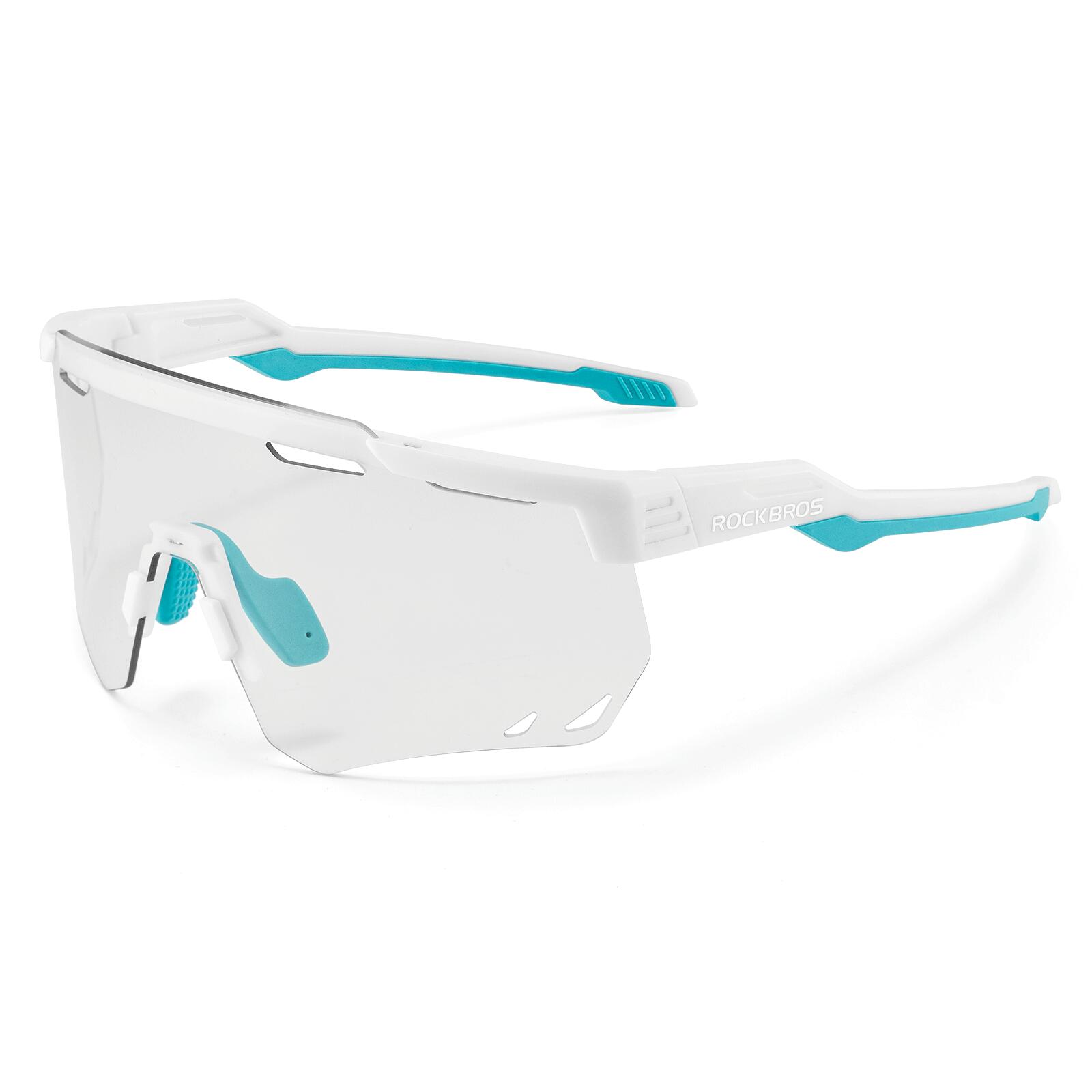 Lunettes de Vélo Photochromiques Ultra-légère Cadre à Mémoire de Forme Violet 6/6