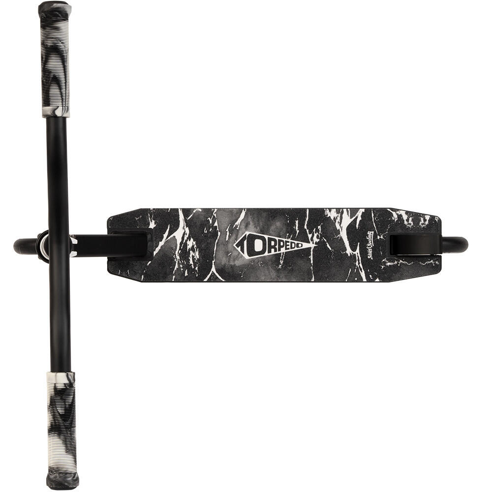 Monopattino freestyle Street Surfing TORPEDO White Crack 2/7