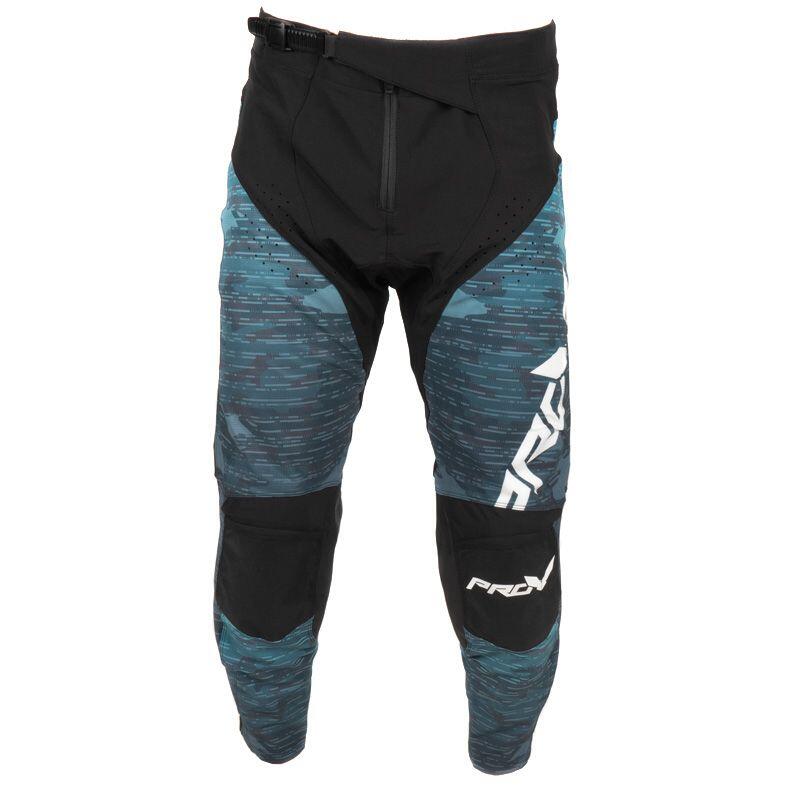 Pantalon cross SCRUB adulte Camo Turquoise Prov