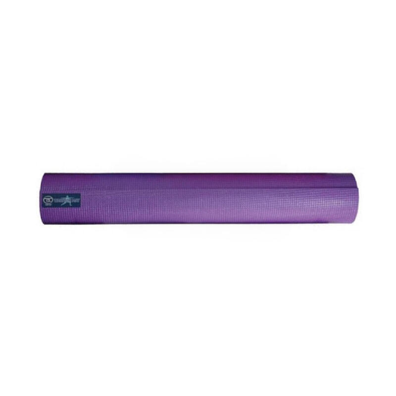 Yogamatte "Warrior II" Damen und Herren Violett