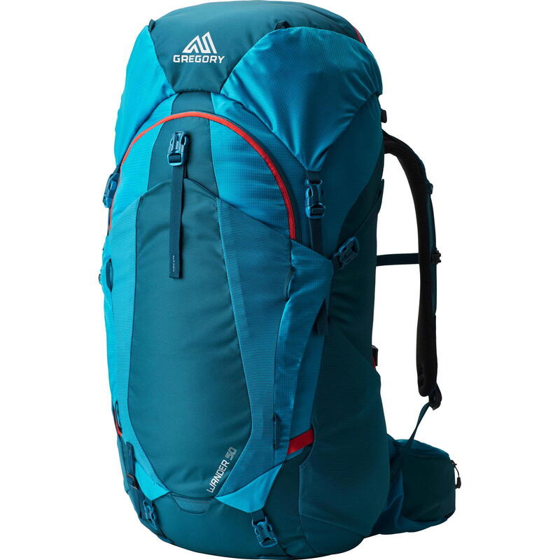 Mehrtagesrucksack für Jugendliche Wander 50 pacific blue