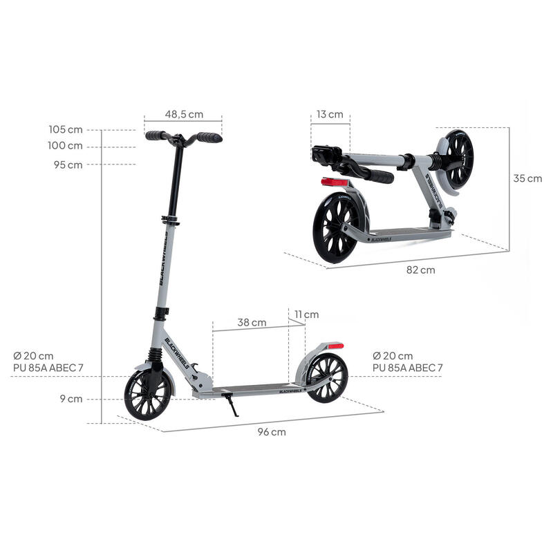 Step voor volwassenen Blackwheels Zoom scooter