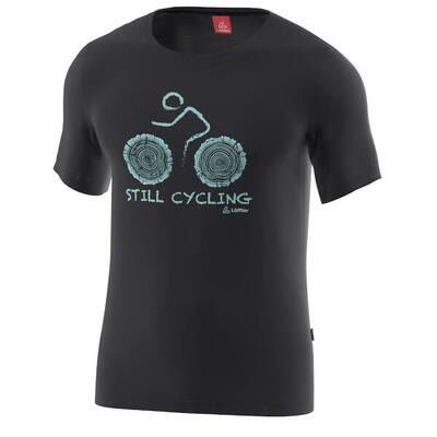 Herren T-Shirt Cyc Merino - Tencel™ Schwarz